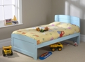Childrens 3ft Rainbow Bed Blue