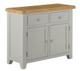 Toronto Oak and Painted 2 door 2 Drawer Small Sideboard